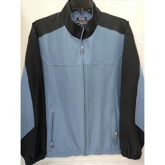 Pebble Beach Other - Pebble Beach Windbreaker Men's Small Blue Zip Up Jacket